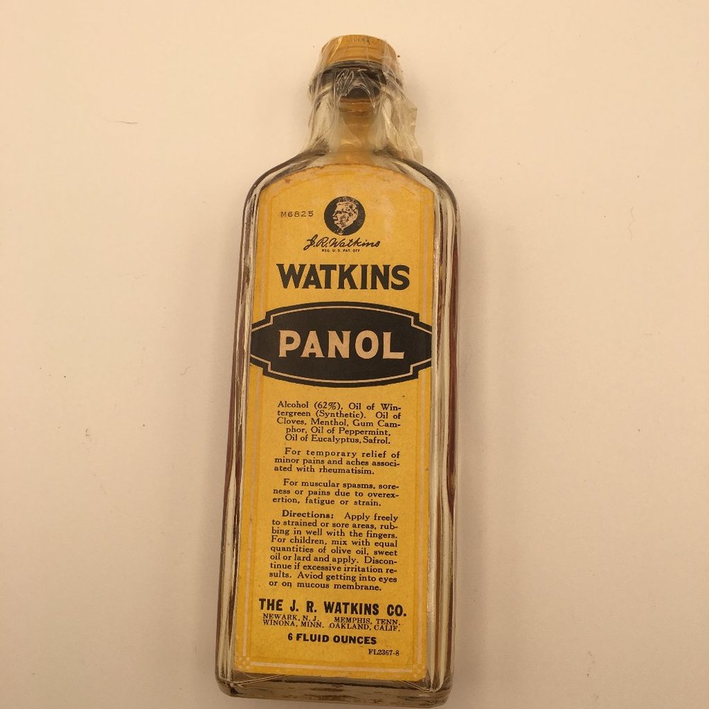 Vintage Watkins Panol bottle